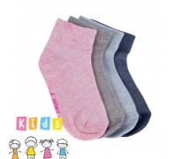 Носки детские Арт. НДС85 "носки детские укороченные "меланжевая Сетка" (УНИСЕКС) для девочек и мальчиков. "